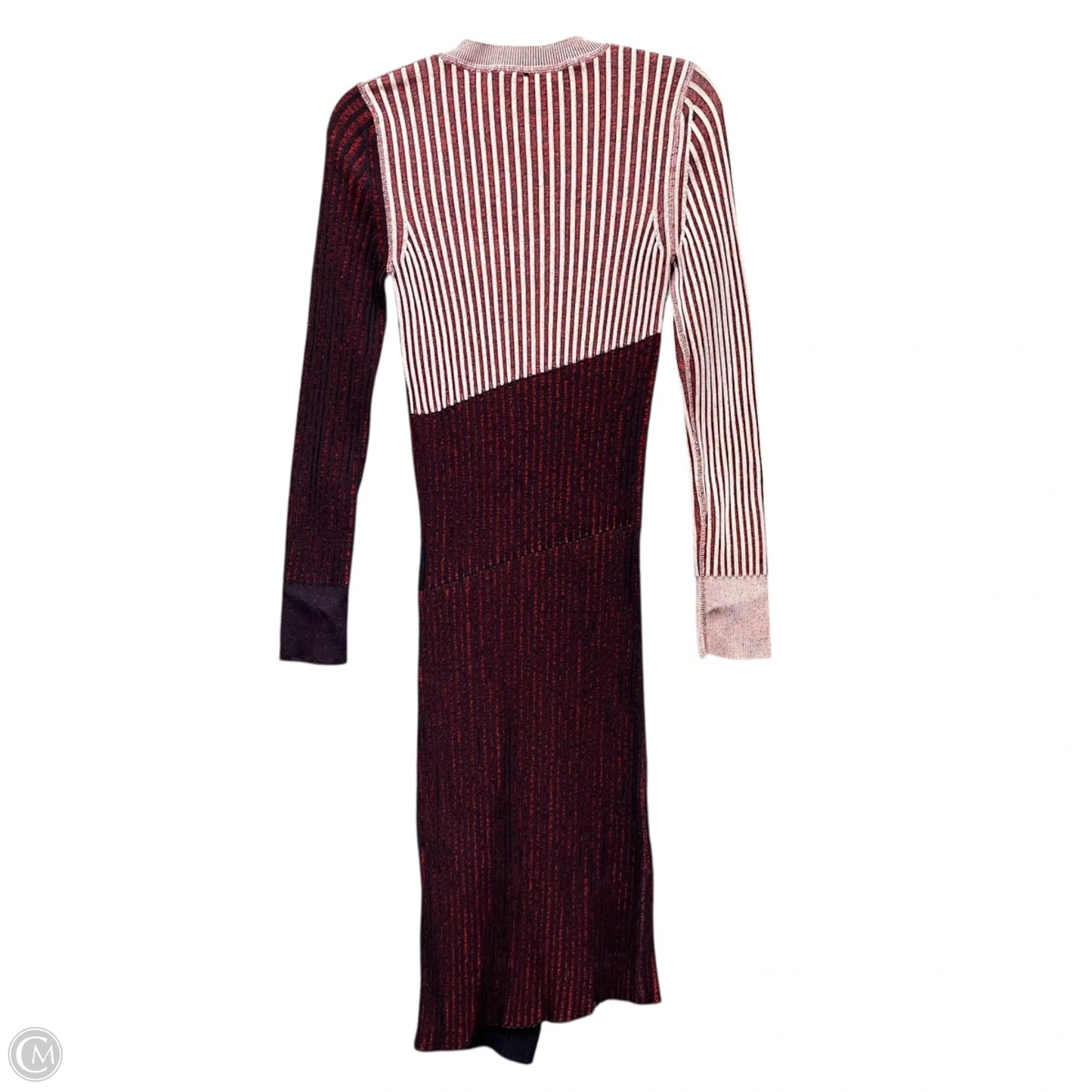 Dress Designer By Max Mara In Blue & Red & White, Size: M