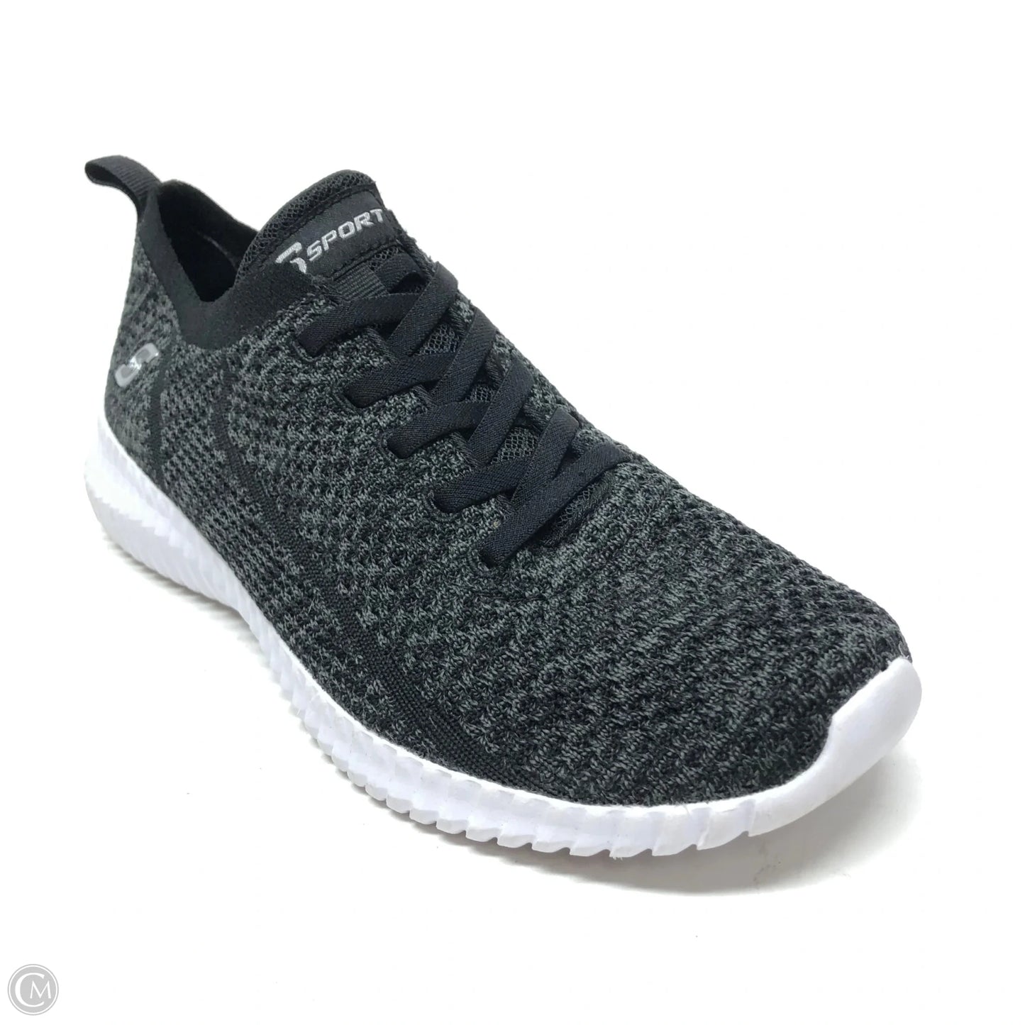 Shoes Athletic By Skechers In Black & Grey, Size: 9