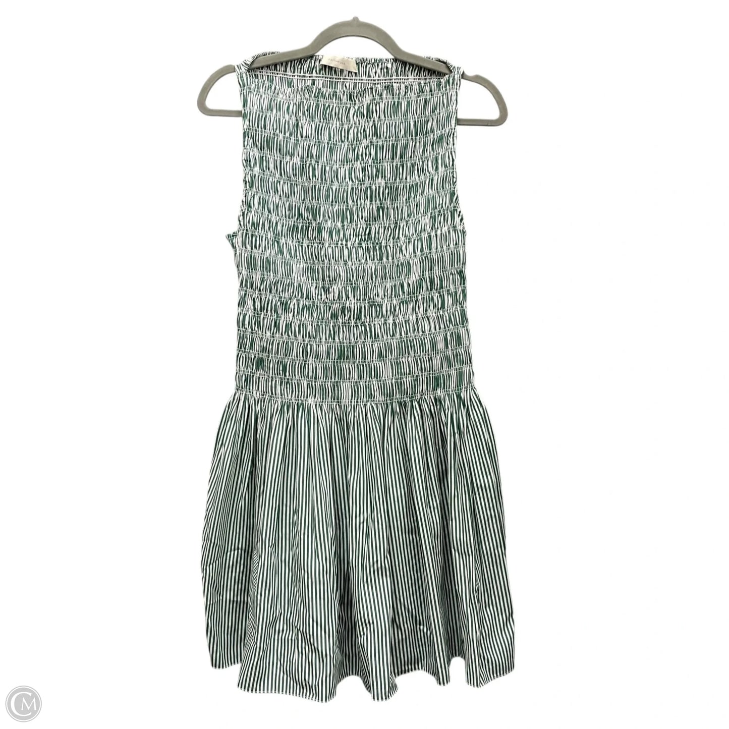 Dress Casual Short By Faithfull The Brand In Green & White, Size: 10