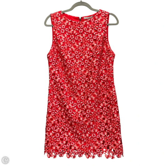 Dress Designer By Alice + Olivia In Red & Yellow, Size: 6