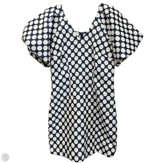 Dress Casual Short By Adelyn Rae In Blue & Cream, Size: S
