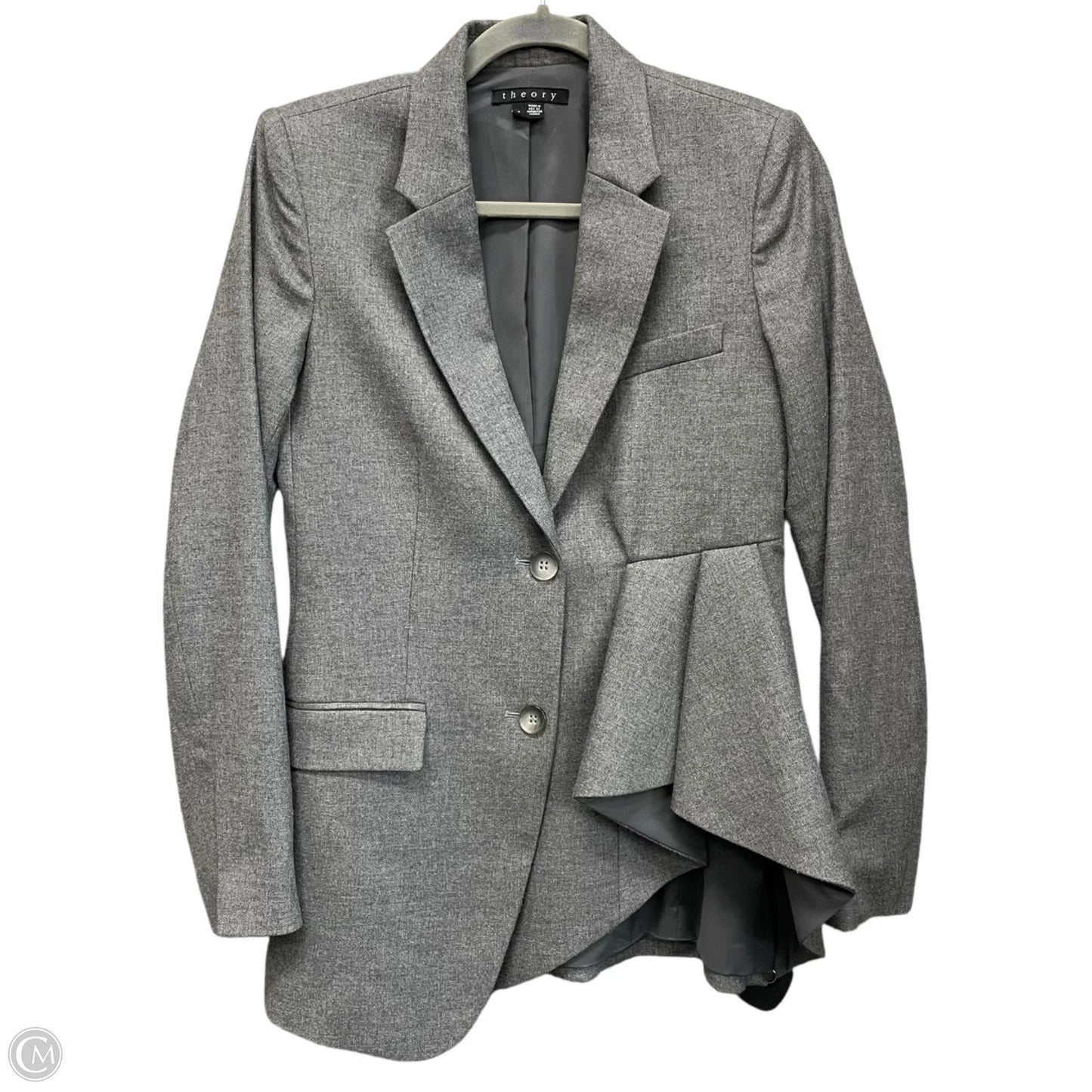 Blazer By Theory In Grey, Size: 2