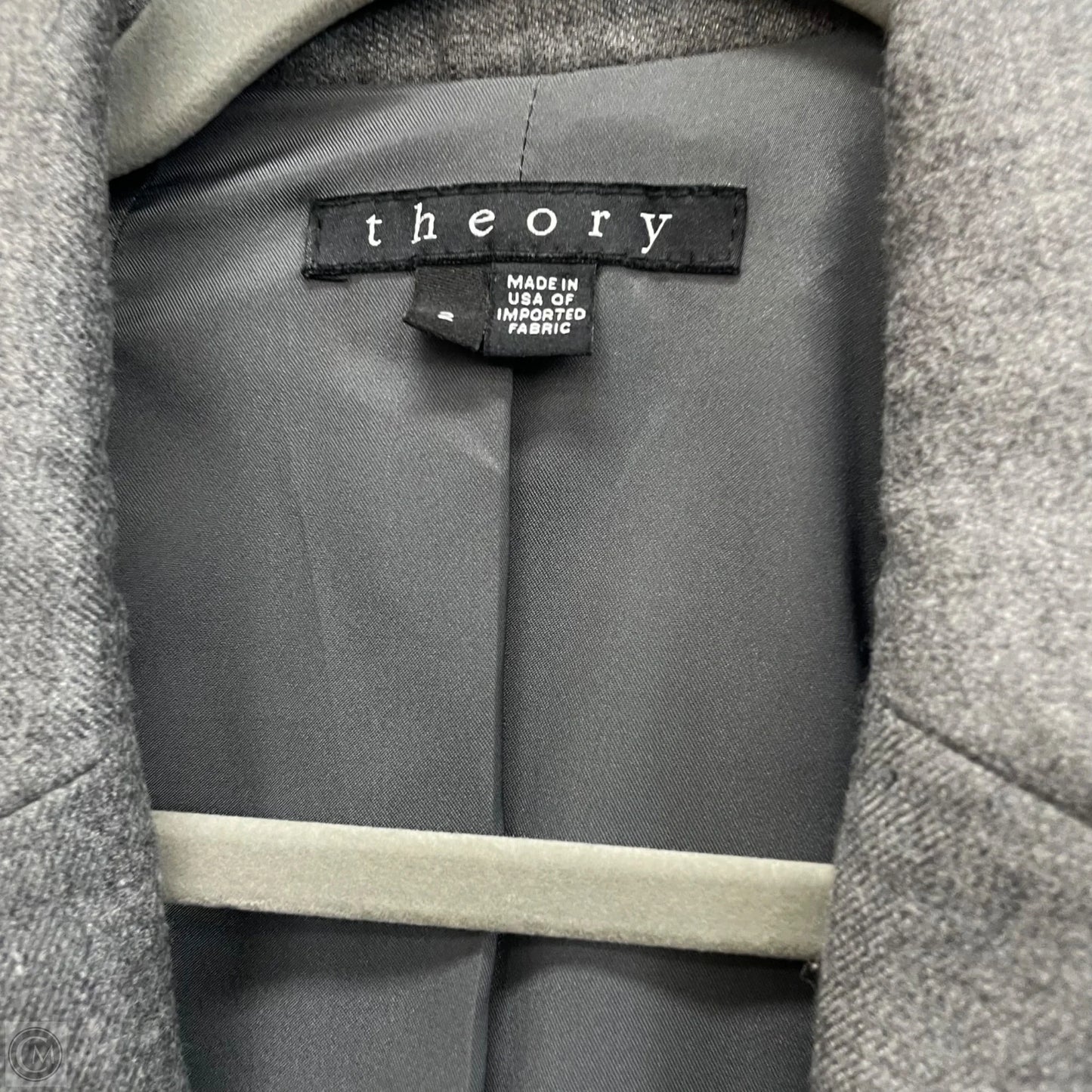 Blazer By Theory In Grey, Size: 2