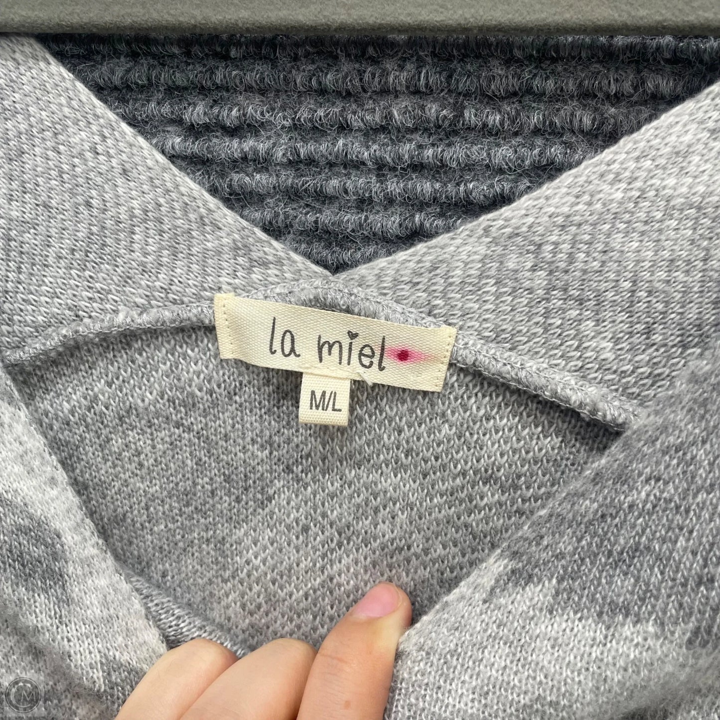 Sweater By La Miel In Grey, Size: L