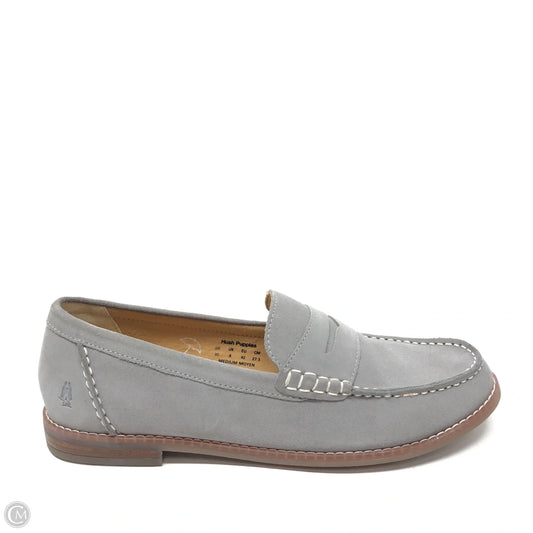 Shoes Flats By Hush Puppies In Grey, Size: 10