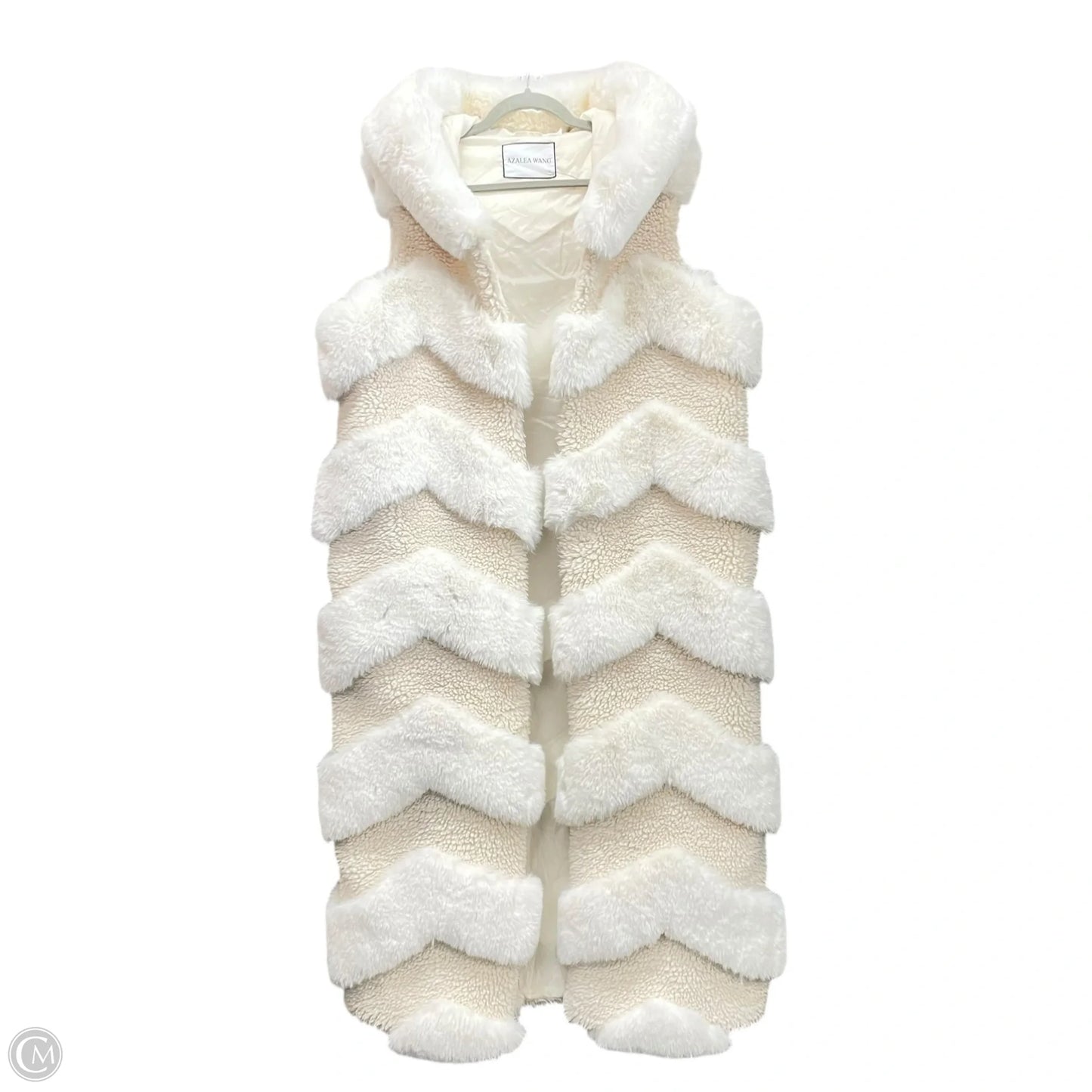 Vest Faux Fur & Sherpa By Azalea Wang In Beige, Size: L