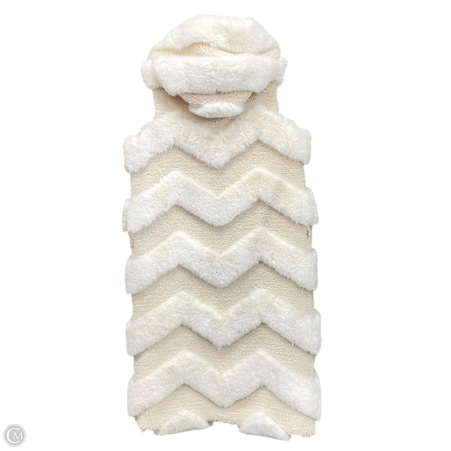 Vest Faux Fur & Sherpa By Azalea Wang In Beige, Size: L