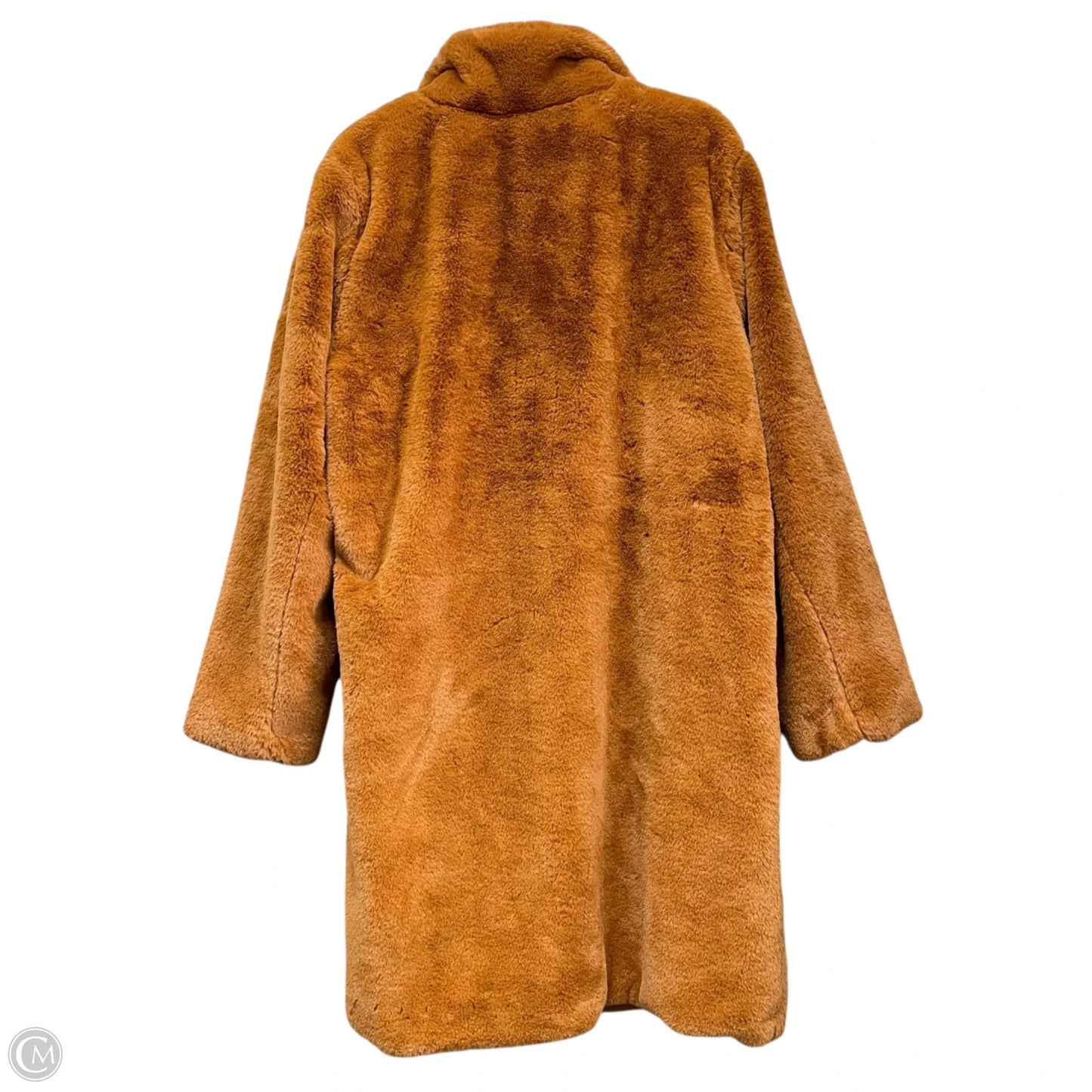 Coat Faux Fur & Sherpa By Badgley Mischka In Tan, Size: Xl