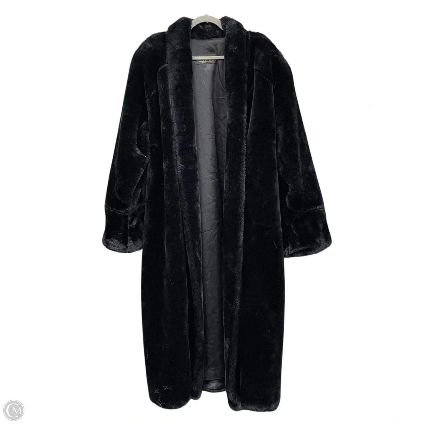 Jacket Faux Fur & Sherpa By Cmc In Black, Size: L
