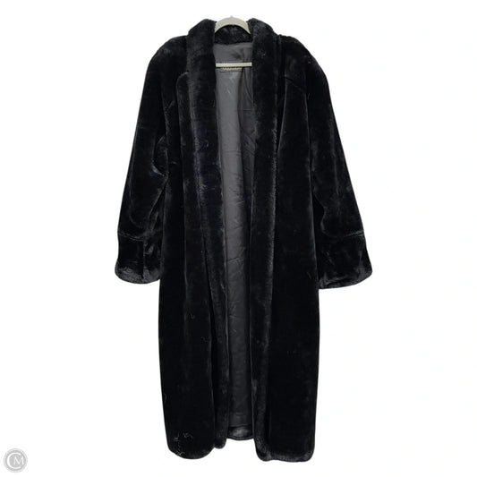 Jacket Faux Fur & Sherpa By Cmc In Black, Size: L