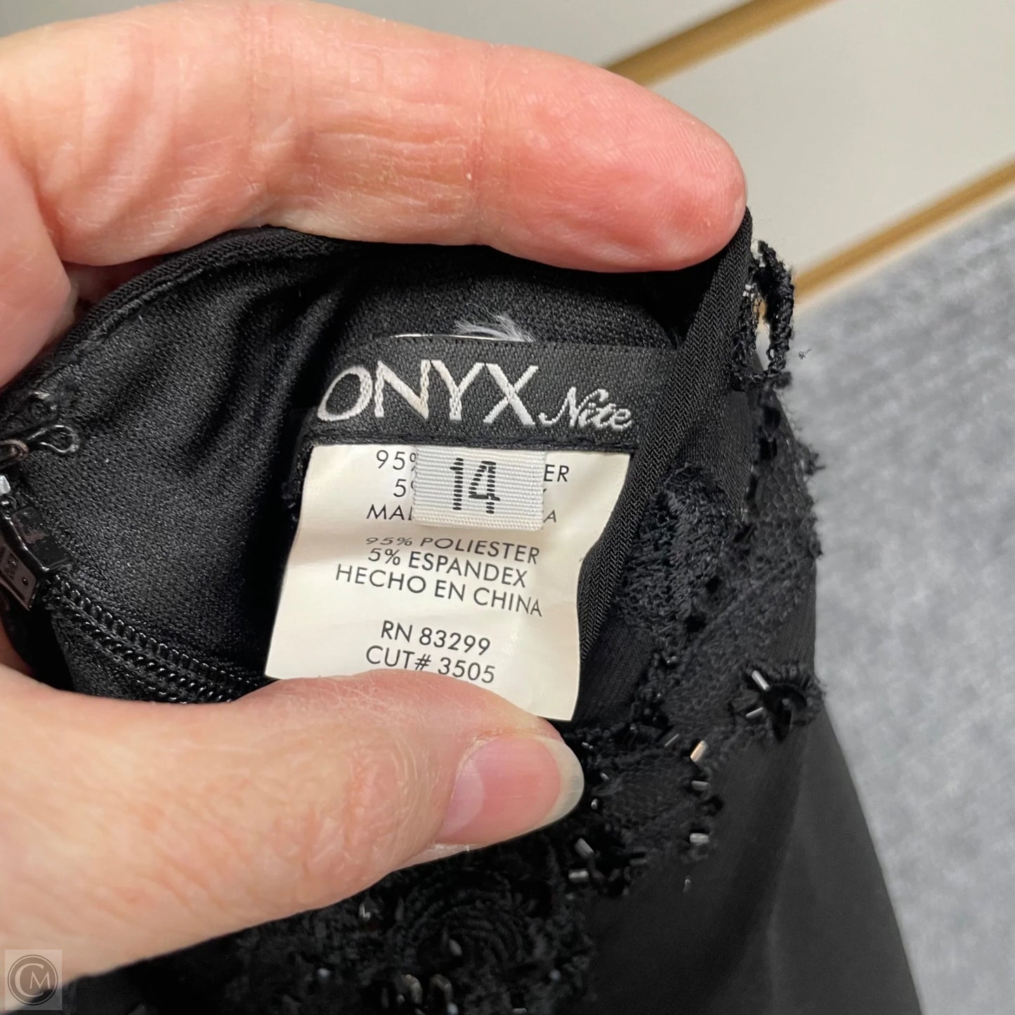 Dress Party Long By Onyx In Black, Size: 14