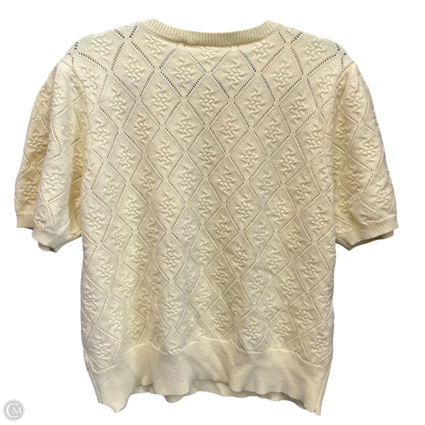 Sweater Short Sleeve By Cyrus In Yellow, Size: Xl