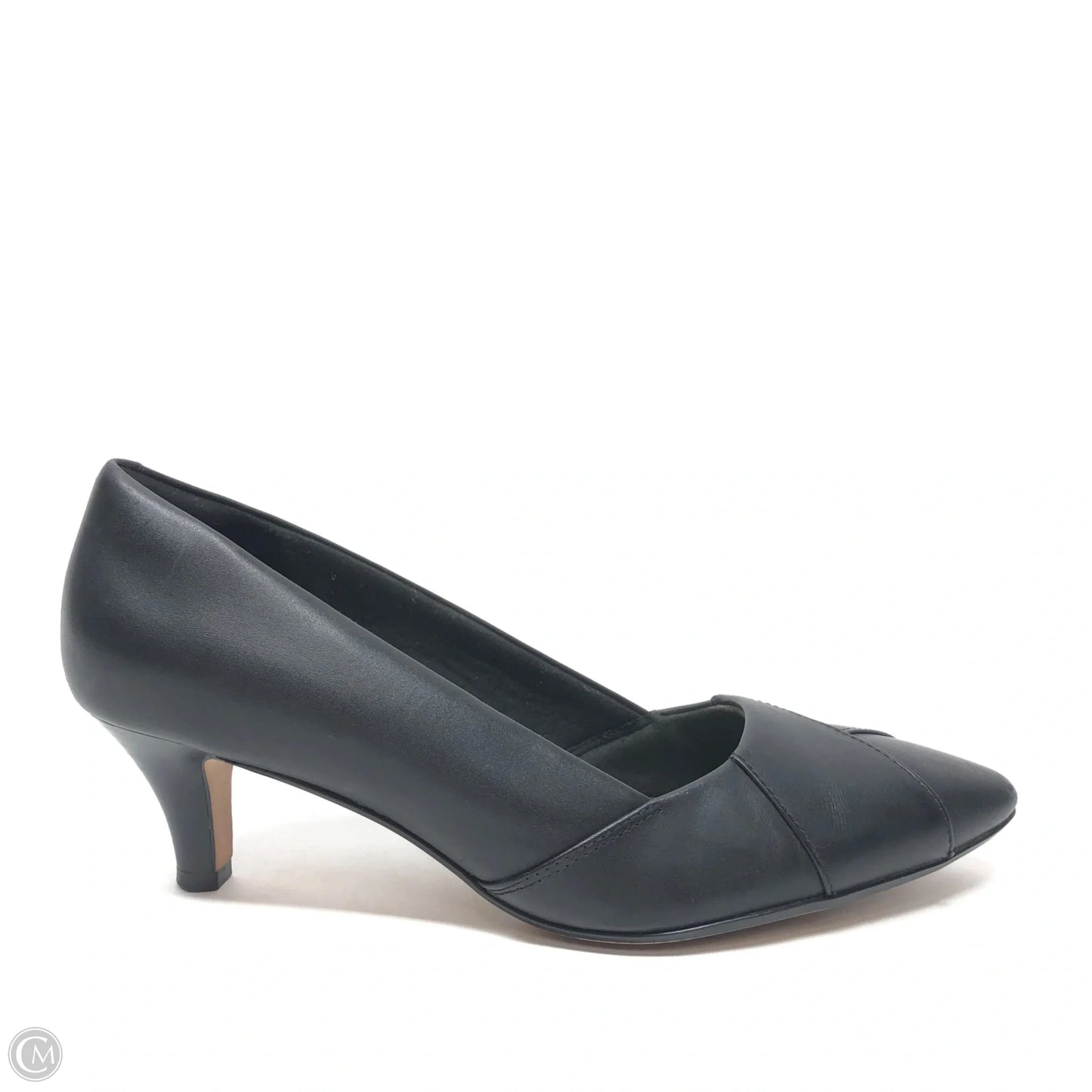 Shoes Heels Kitten By Clarks In Black, Size: 10