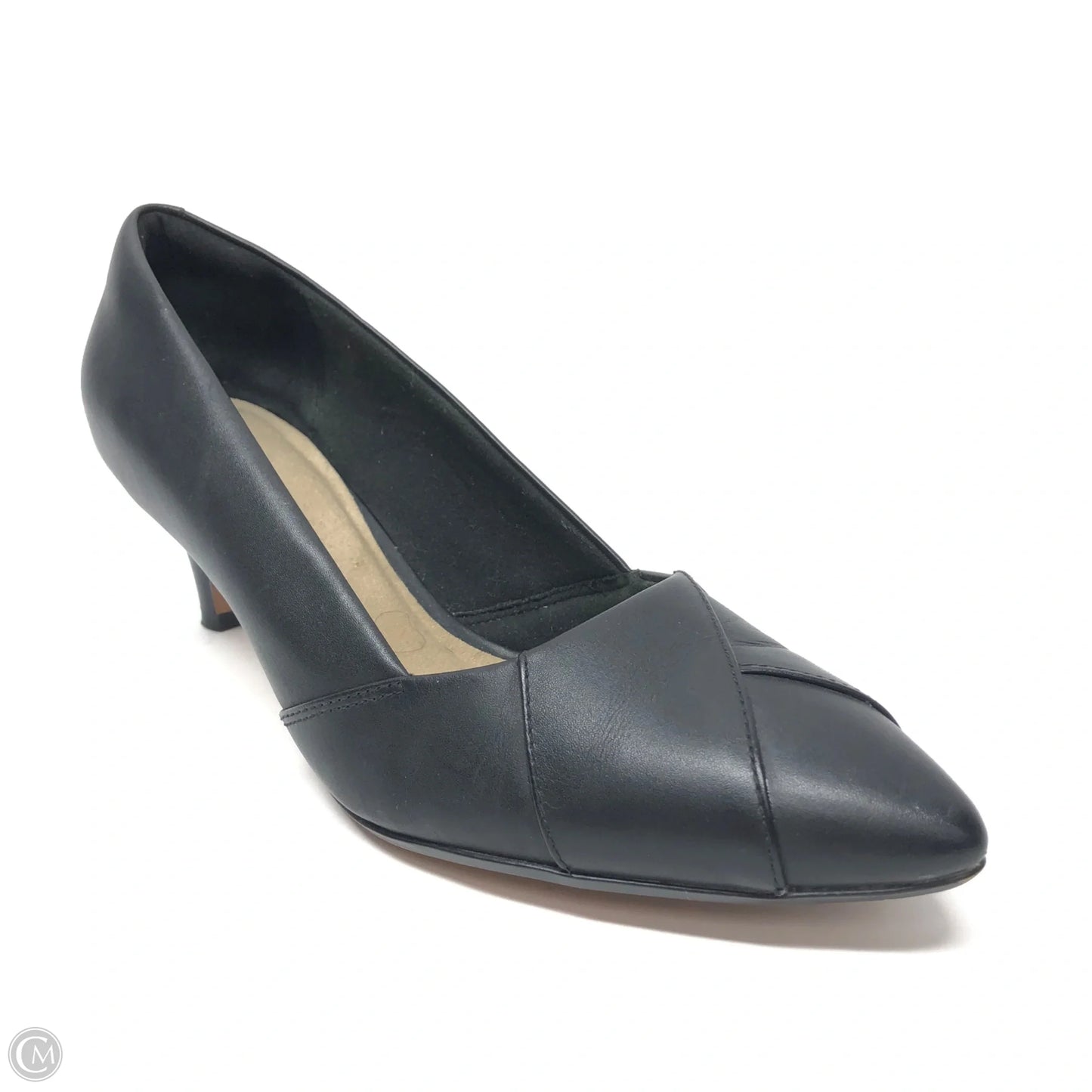 Shoes Heels Kitten By Clarks In Black, Size: 10