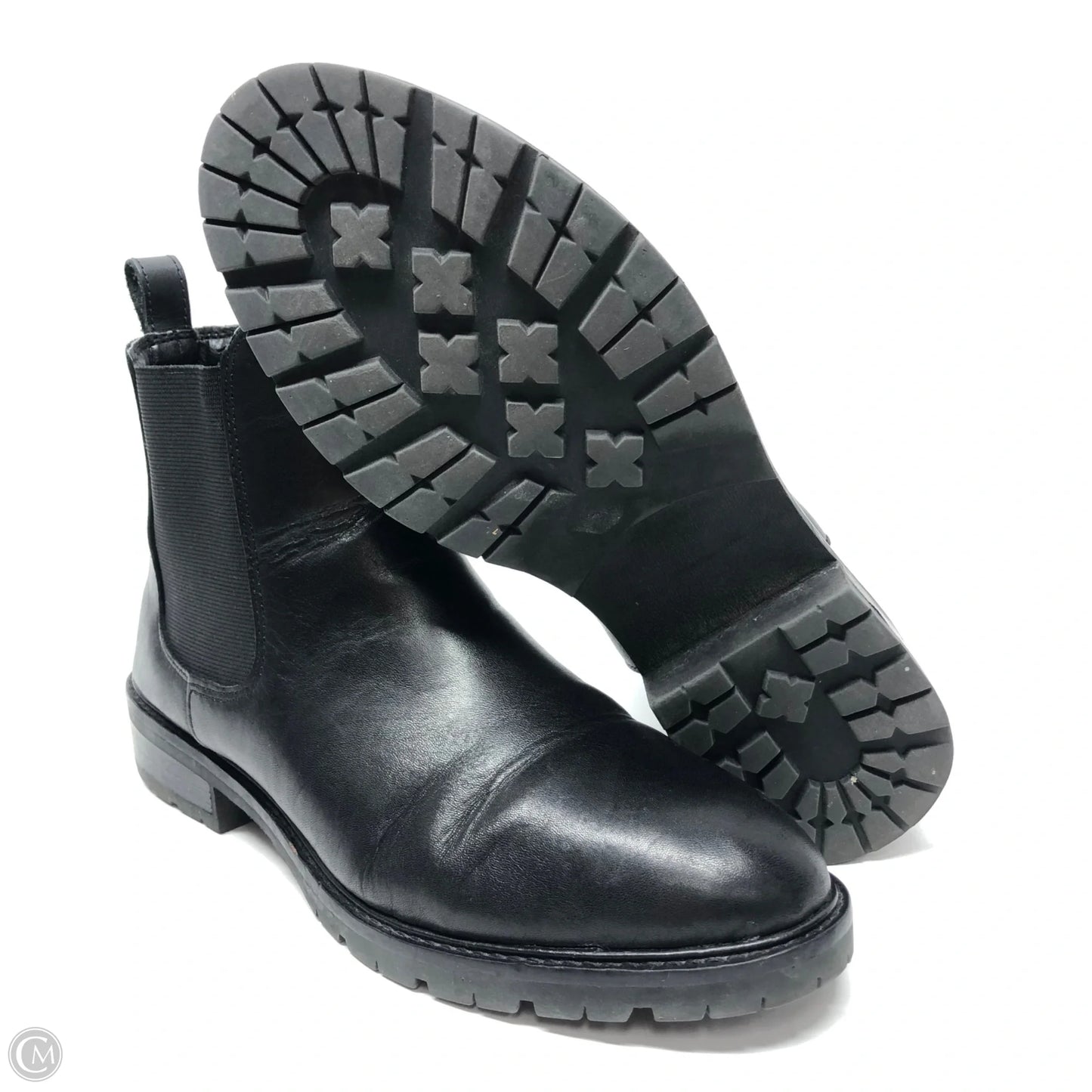 Boots Ankle Flats By Steve Madden In Black, Size: 8.5