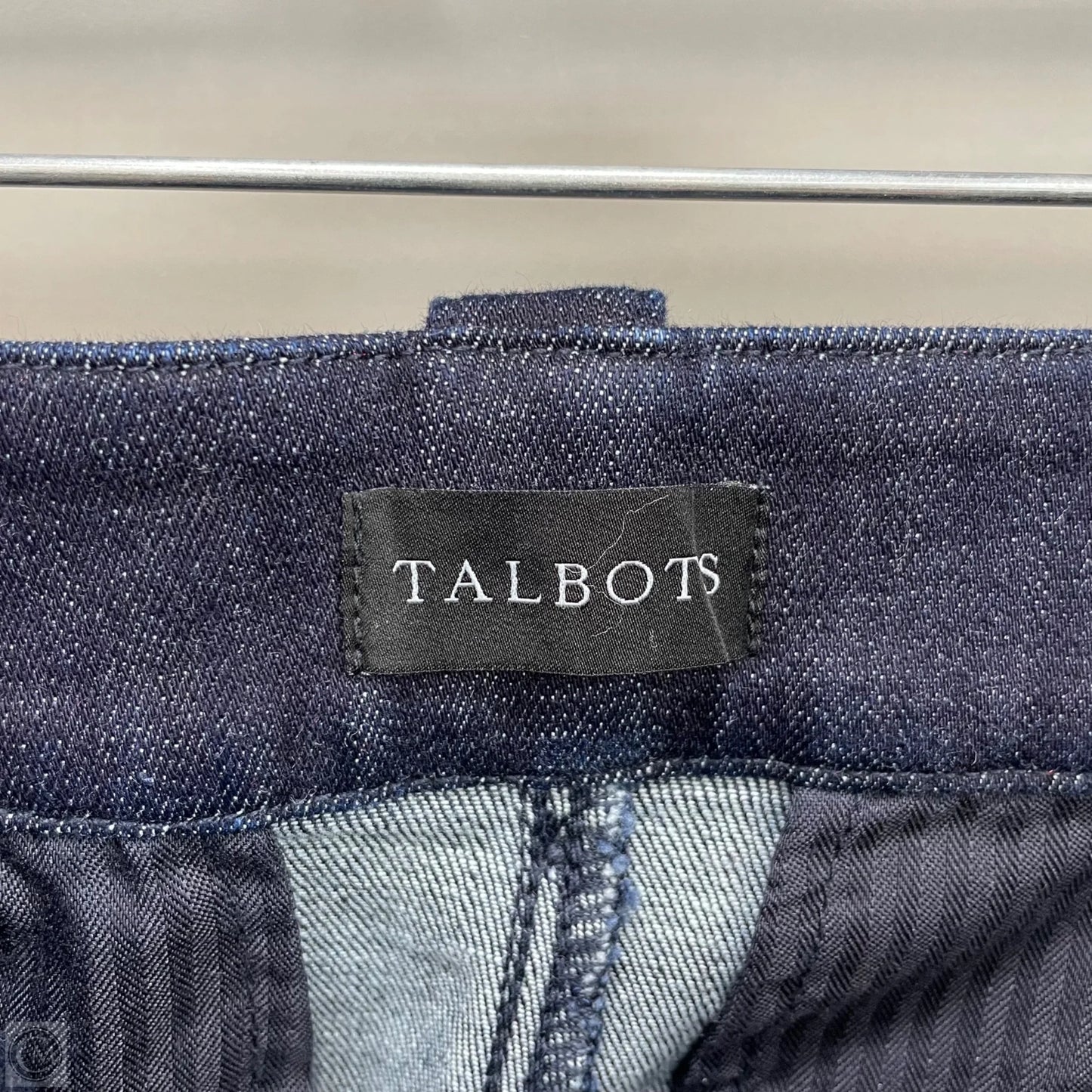 Jeans Straight By Talbots In Blue Denim, Size: 18