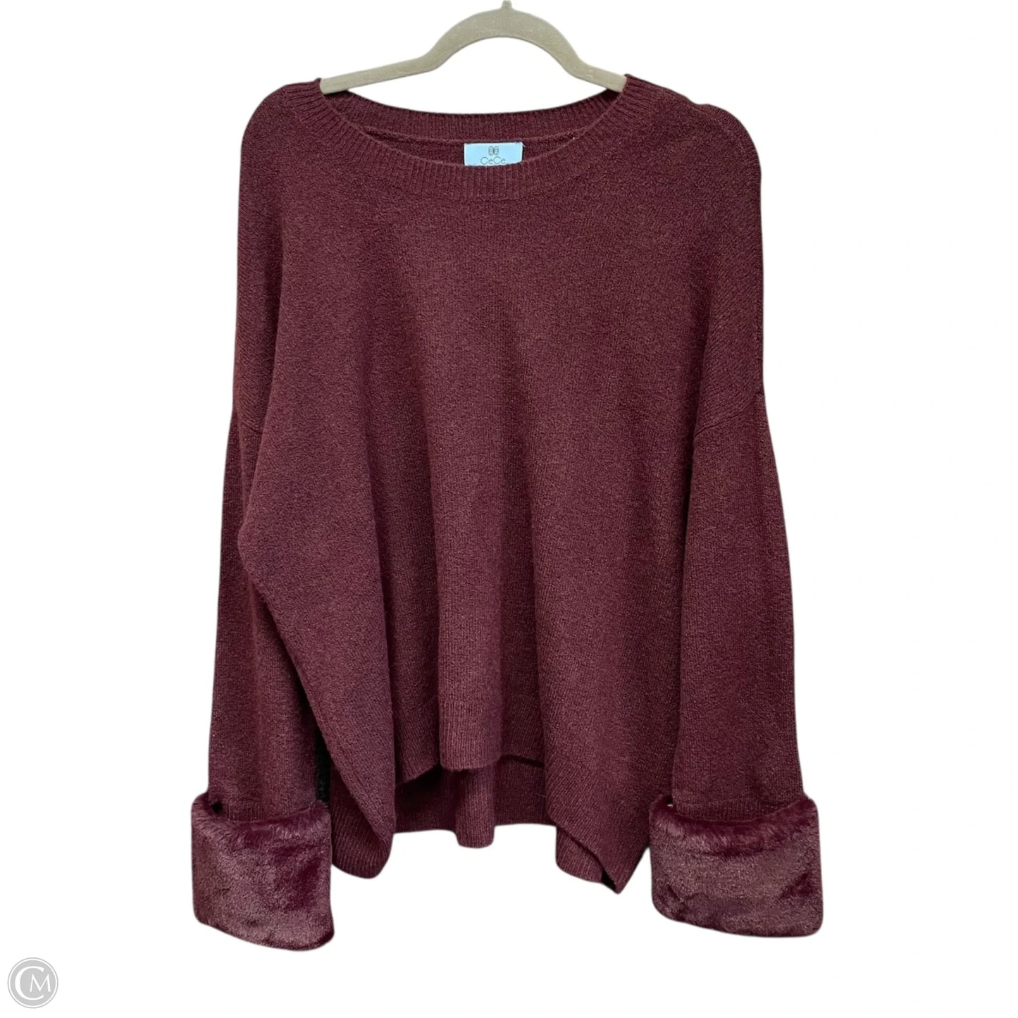 Sweater By Cece In Maroon, Size: S