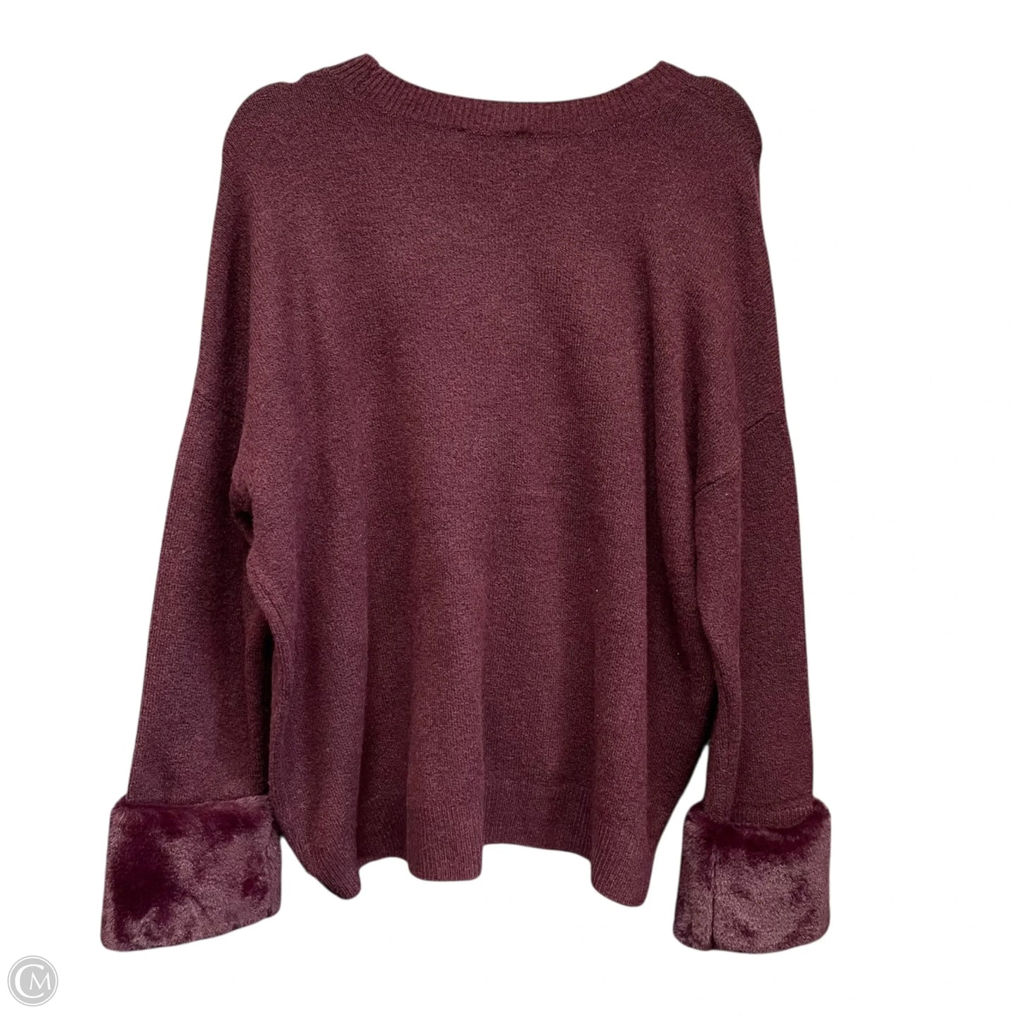 Sweater By Cece In Maroon, Size: S