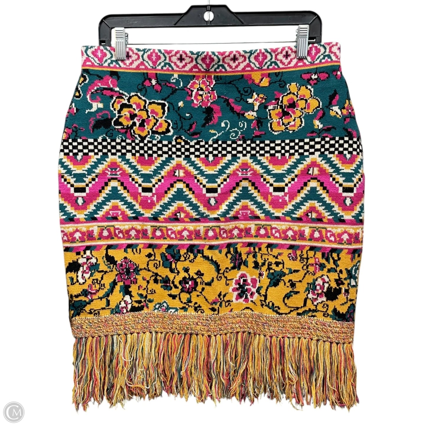 Skirt Midi By Anthropologie In Multi-colored, Size: L