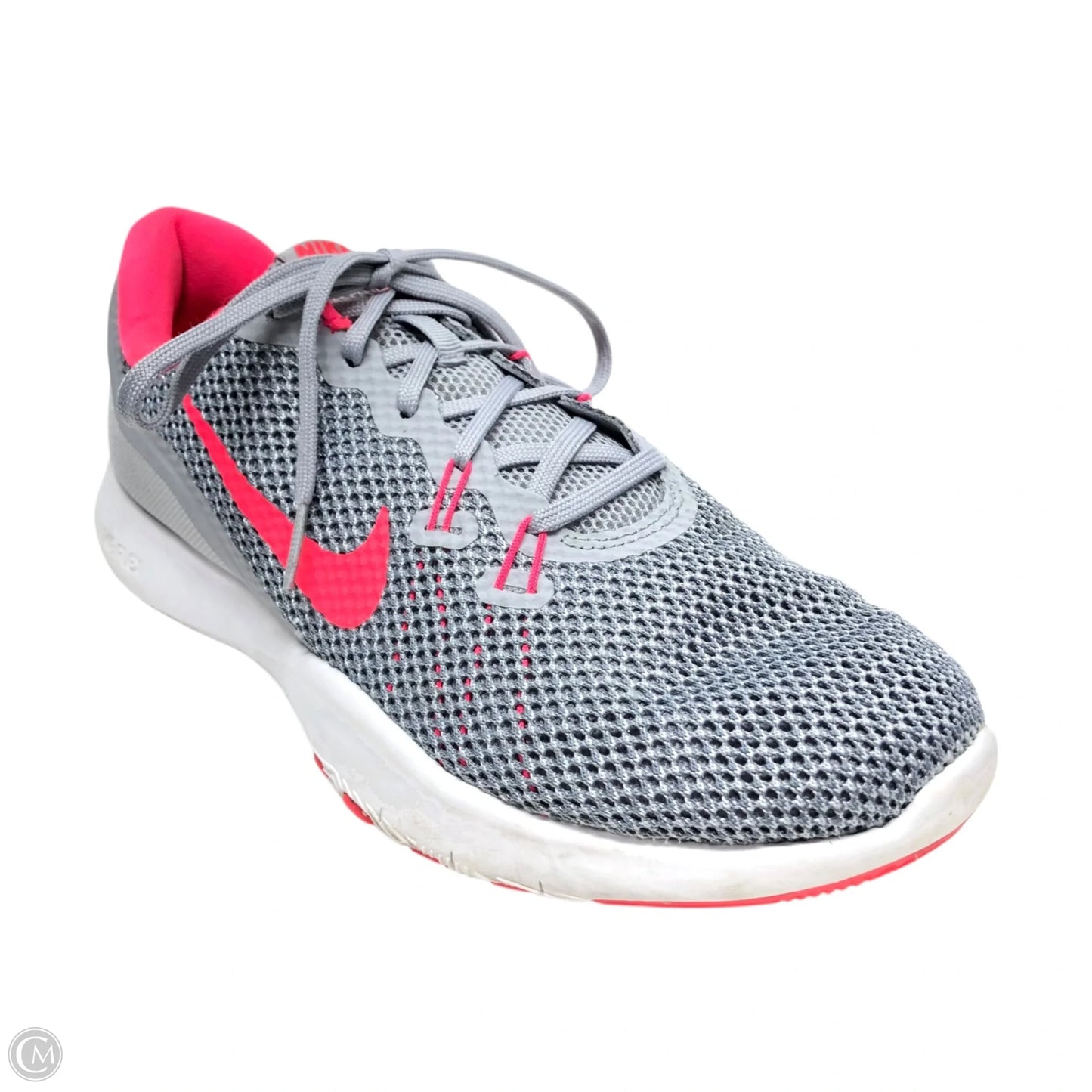 Shoes Athletic By Nike In Grey & Pink, Size: 9