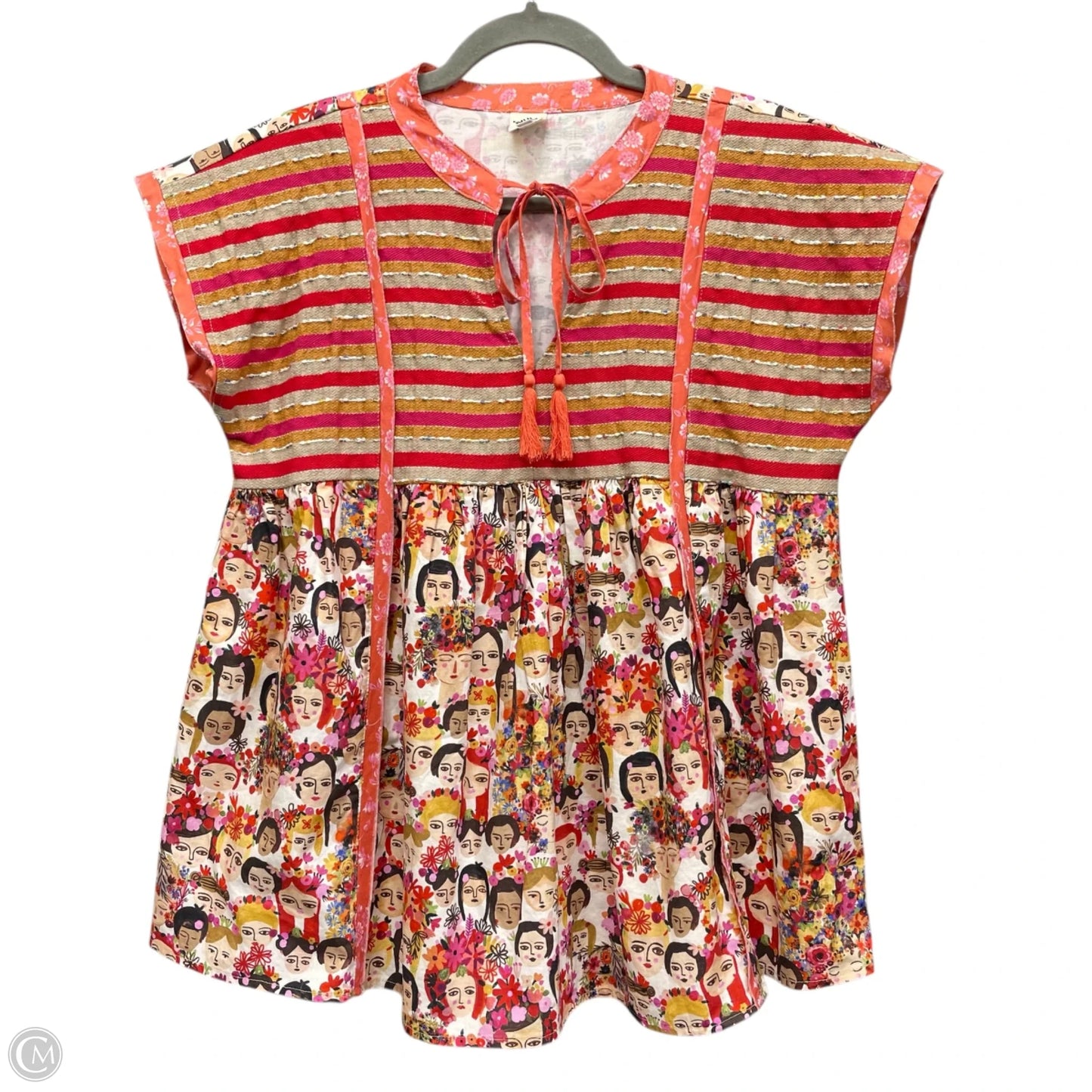 Top Short Sleeve By Ivy Jane In Multi-colored, Size: S