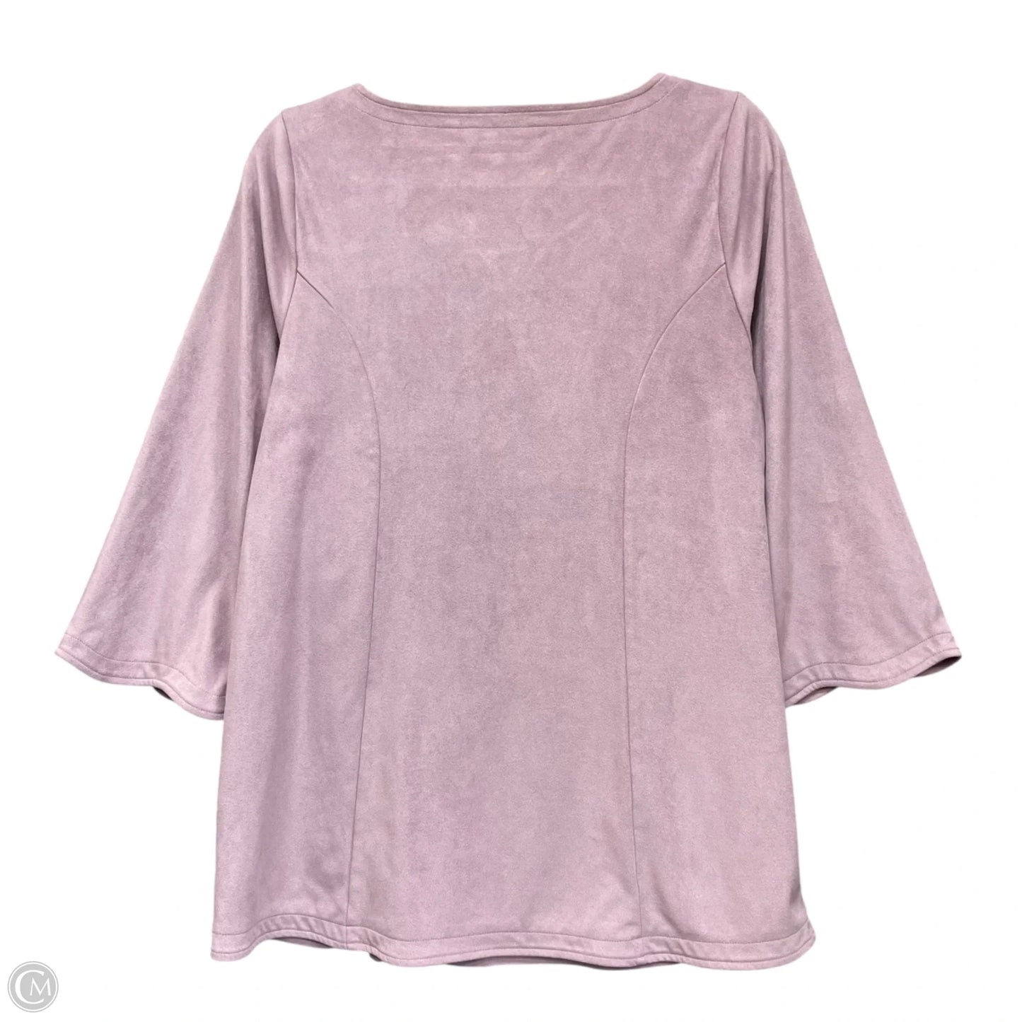 Tunic 3/4 Sleeve By Soft Surroundings In Purple, Size: S