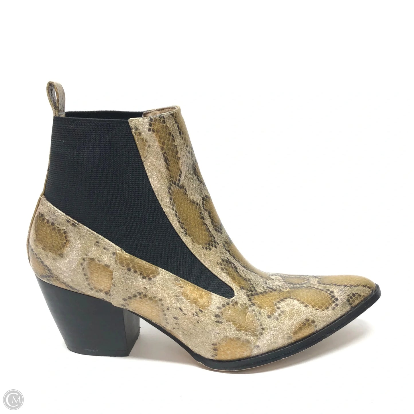 Boots Ankle Heels By Coconuts In Snakeskin Print, Size: 6