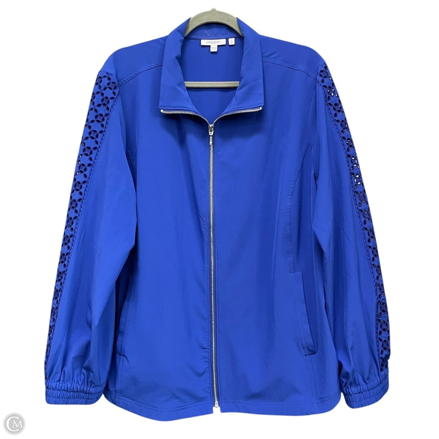 Jacket Other By Chicos In Blue, Size: Xl