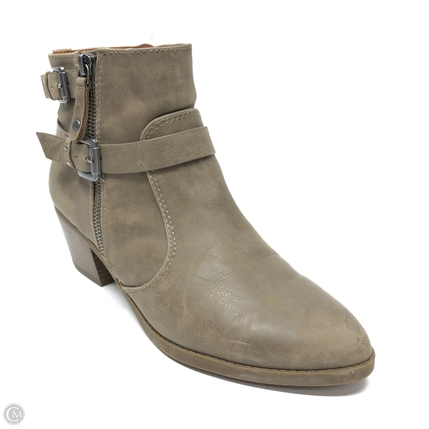 Boots Ankle Heels By Indigo Rd In Taupe, Size: 10