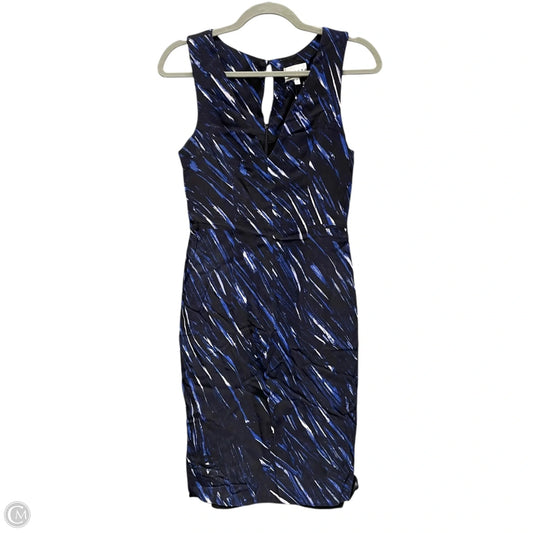 Dress Designer By Milly In Black & Blue, Size: 2