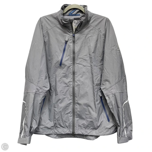 Jacket Windbreaker By Cma In Grey, Size: M