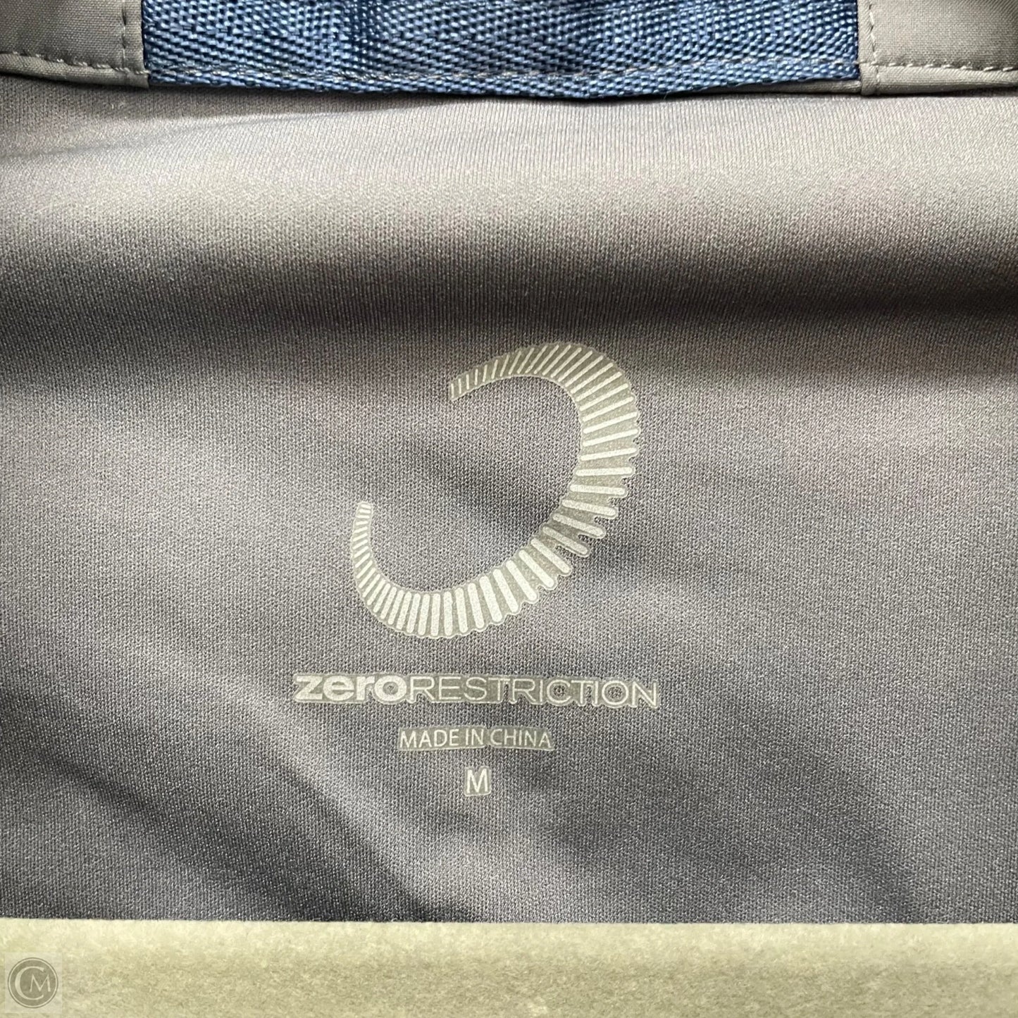 Jacket Windbreaker By Cma In Grey, Size: M