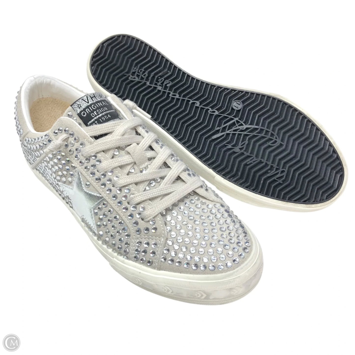 Shoes Sneakers By Vintage Havana In Silver, Size: 11