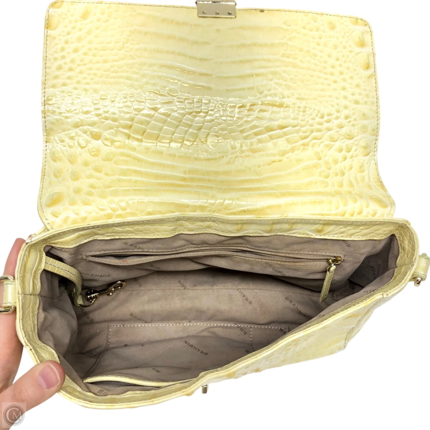 Handbag Designer By Brahmin, Size: Small