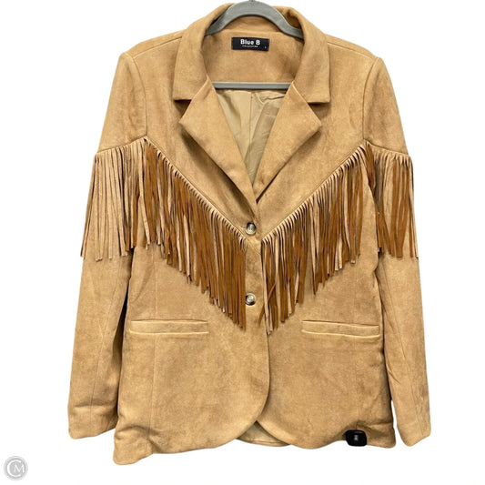 Blazer By Blue B In Tan, Size: L
