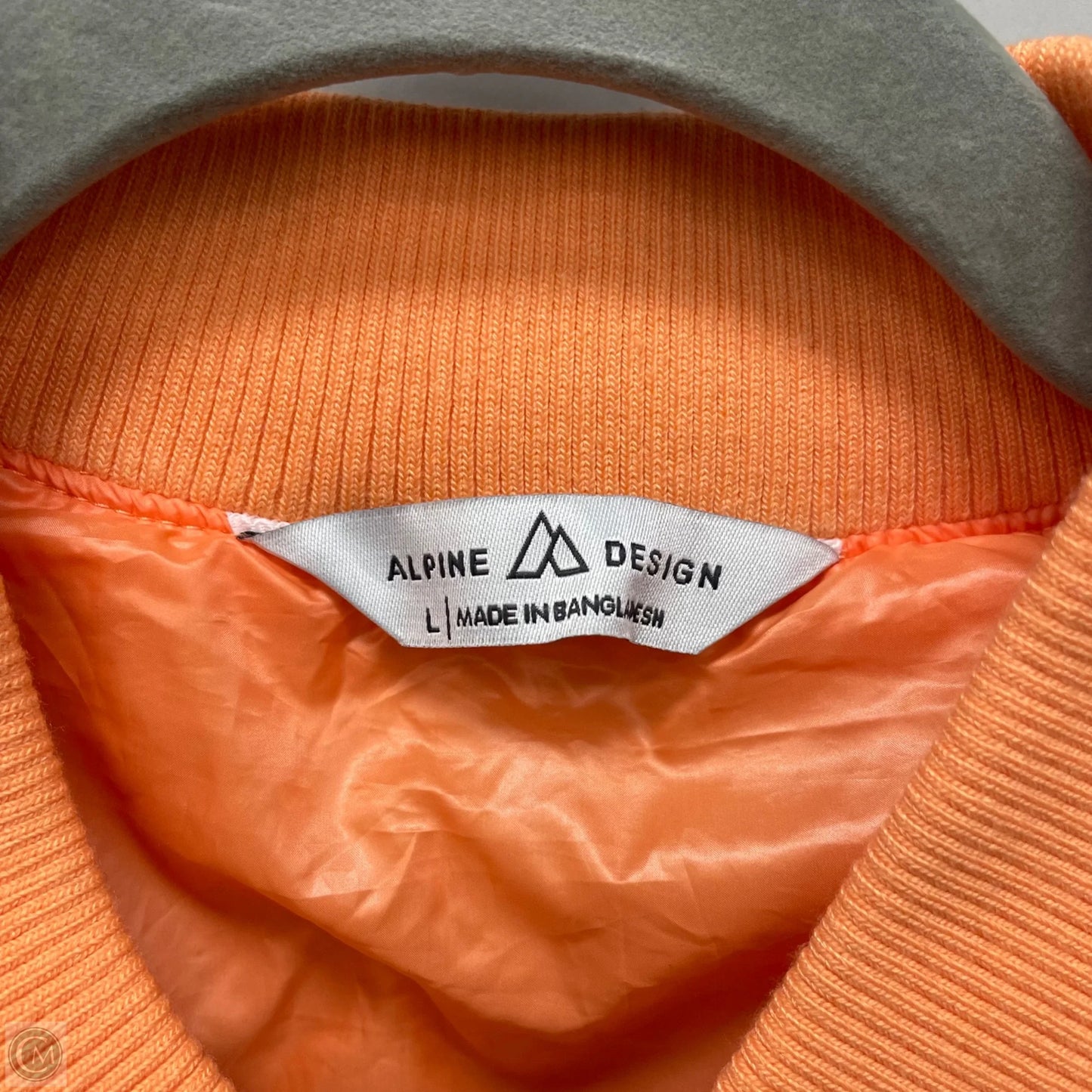 Vest Puffer & Quilted By Clothes Mentor In Orange, Size: L