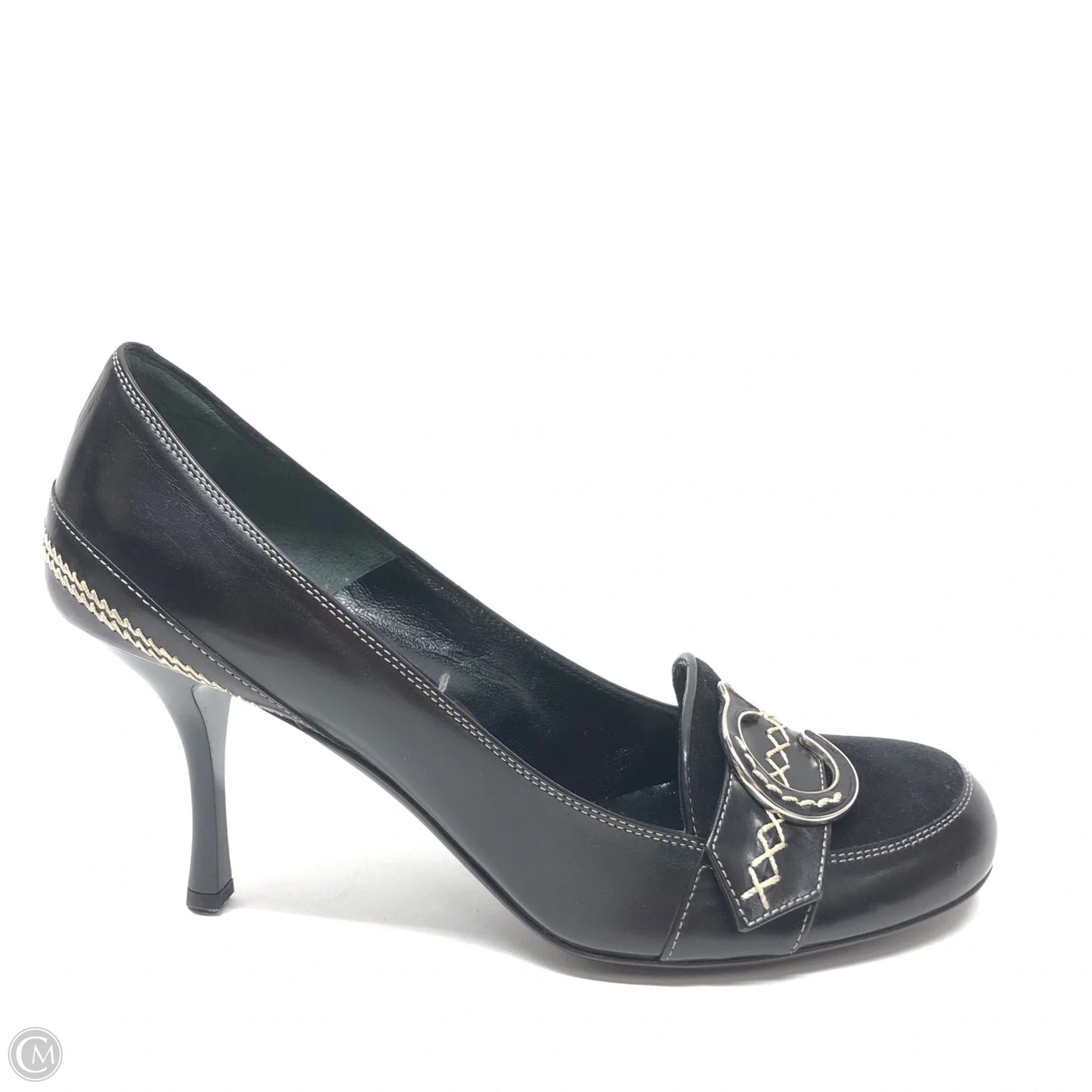 Shoes Luxury Designer By Dior In Black, Size: 5