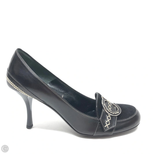 Shoes Luxury Designer By Dior In Black, Size: 5