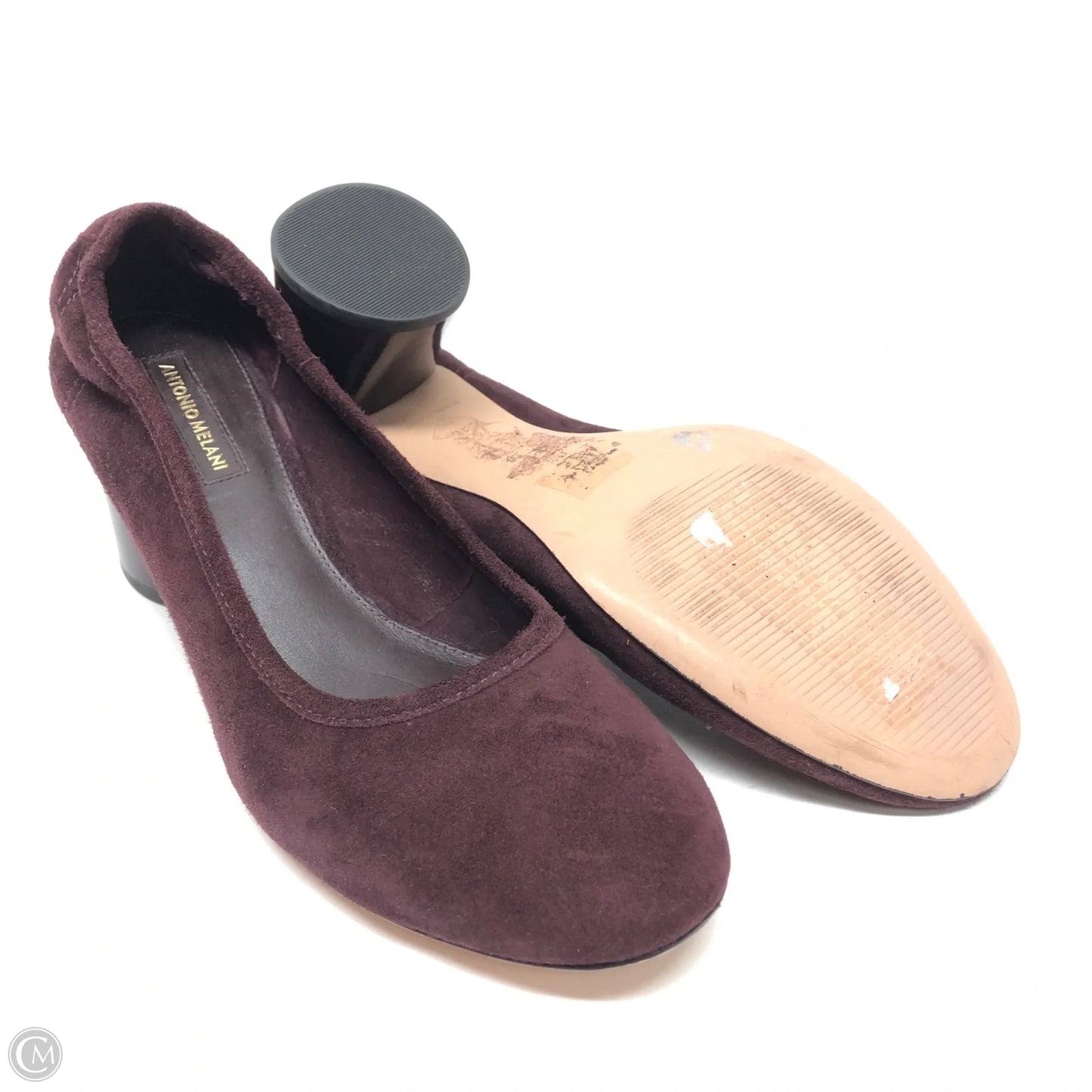 Shoes Heels Block By Antonio Melani In Maroon, Size: 8
