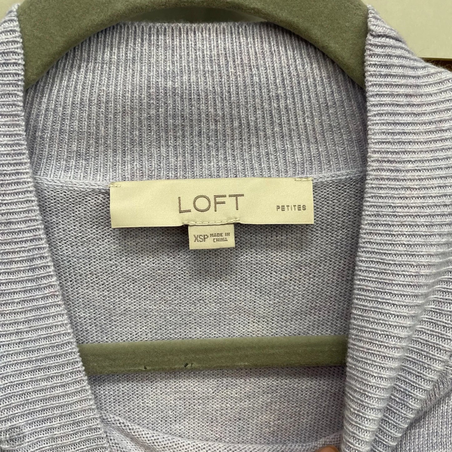 Sweater By Loft In Purple, Size: Xsp