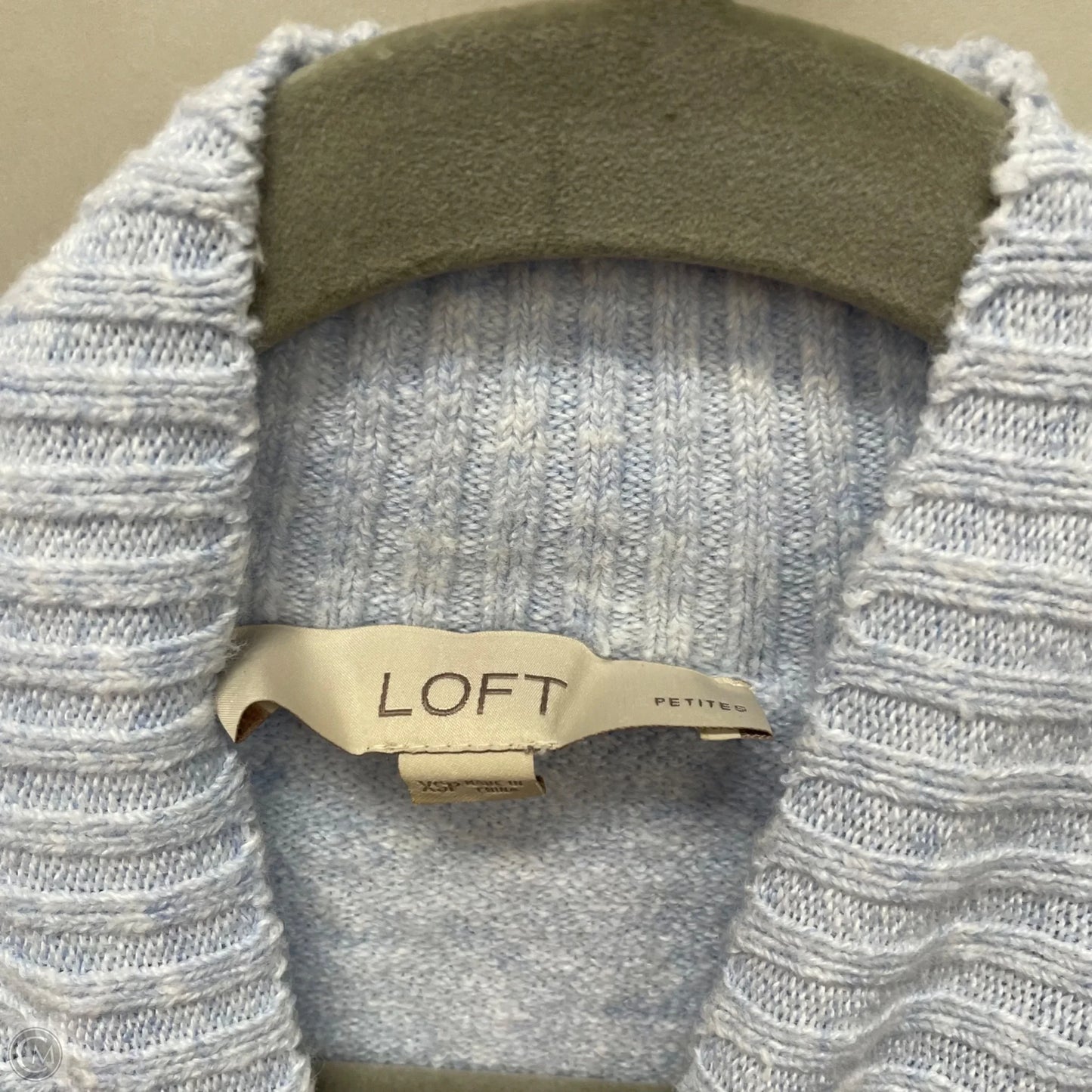 Sweater By Loft In Blue, Size: Xsp