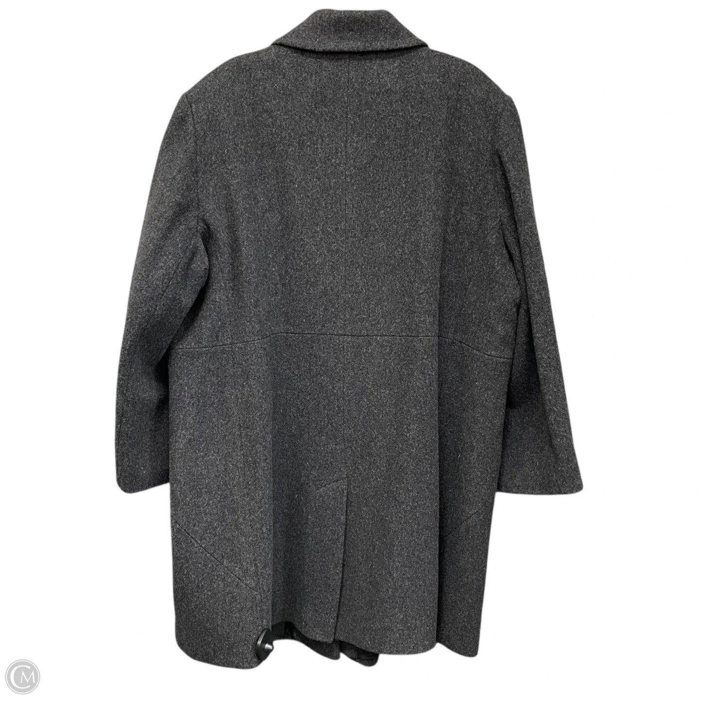 Coat Peacoat By Preston And New York In Grey, Size: 22