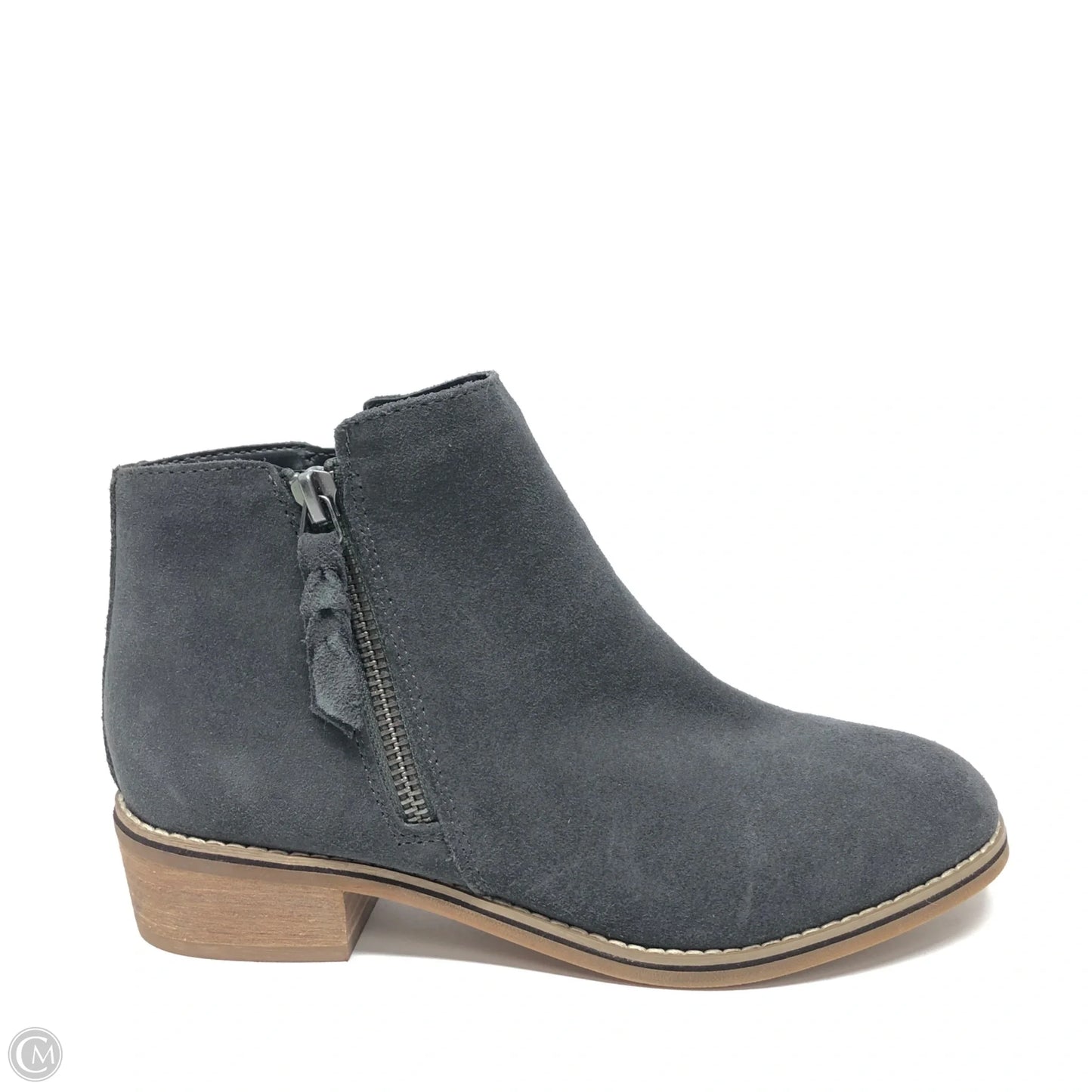 Boots Ankle Heels By Blondo In Grey, Size: 6