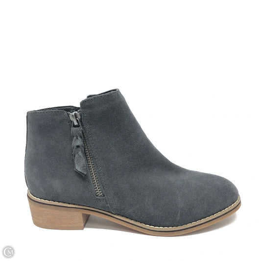 Boots Ankle Heels By Blondo In Grey, Size: 6