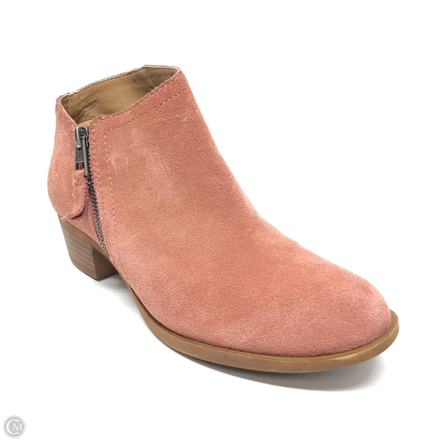 Boots Ankle Heels By Lucky Brand In Orange, Size: 8