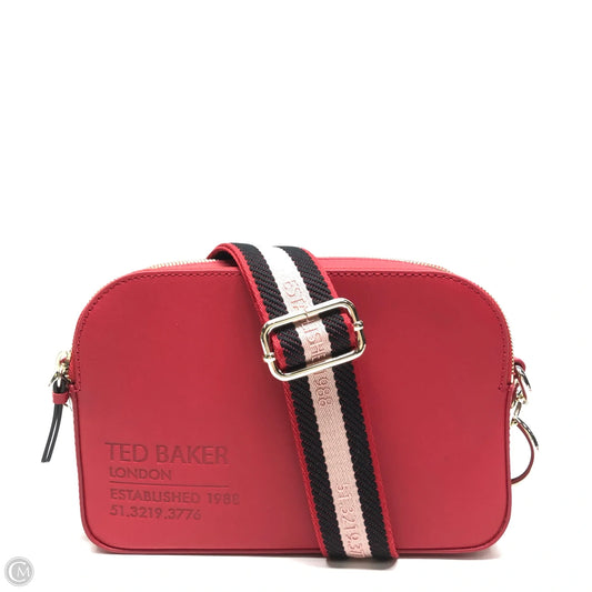 Crossbody Leather By Ted Baker, Size: Small