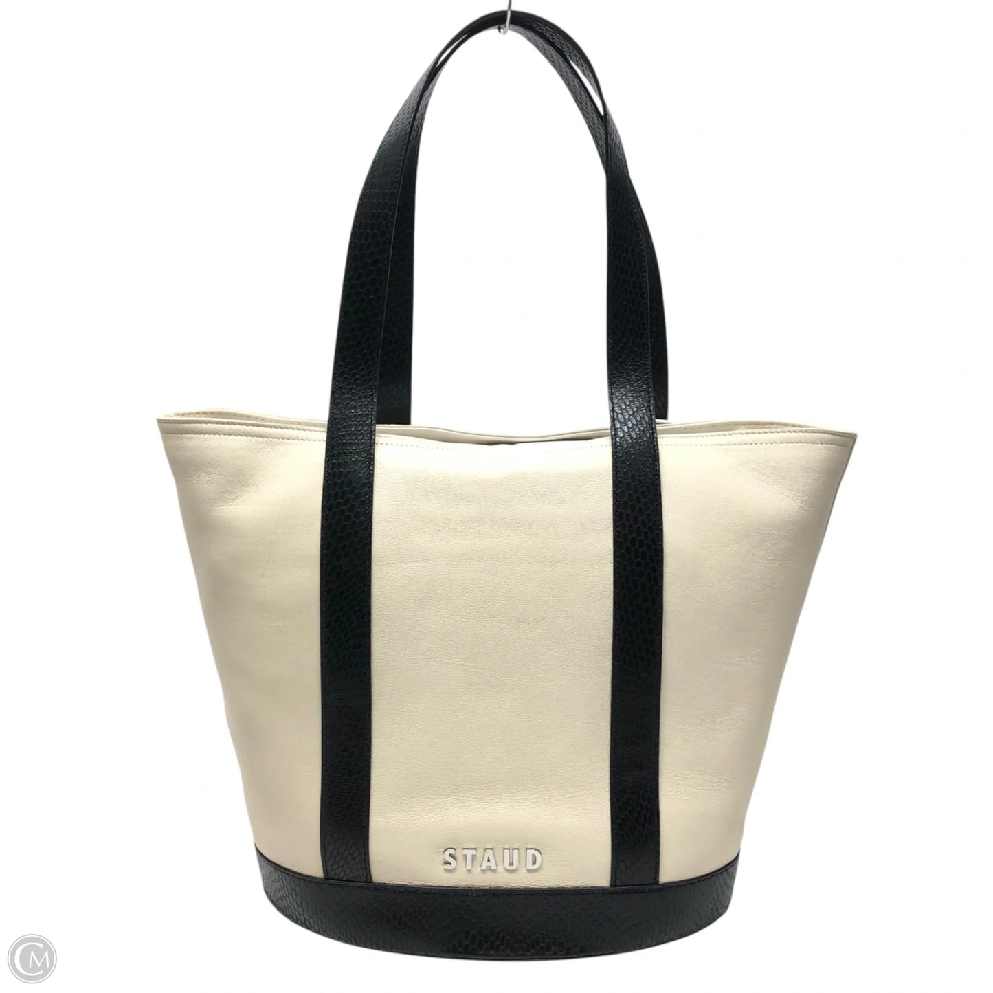 Tote Leather By Staud, Size: Large