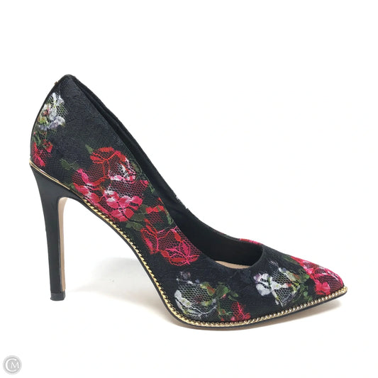Shoes Heels Block By Bcbgeneration In Floral Print, Size: 8