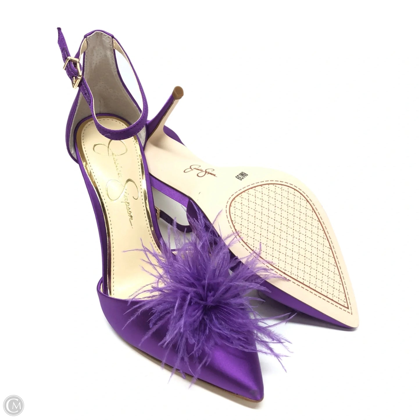 Shoes Heels Stiletto By Jessica Simpson In Purple, Size: 8