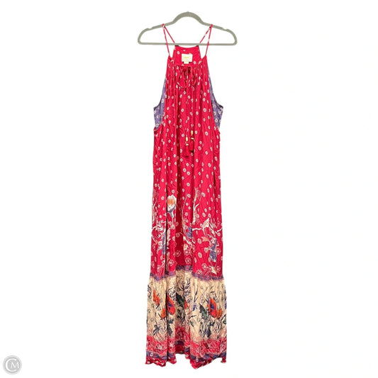 Dress Casual Maxi By Maeve In Purple & Red, Size: L